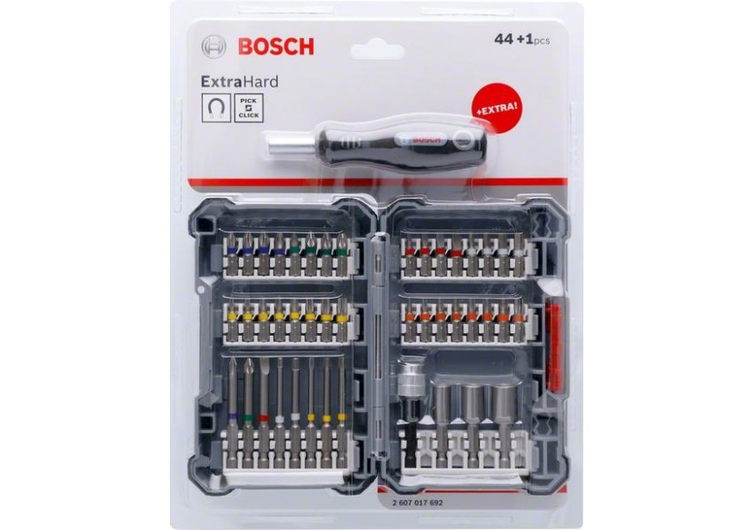 Coffret vissage Promo 44pcs+poignée - 2607017692 - Bosch