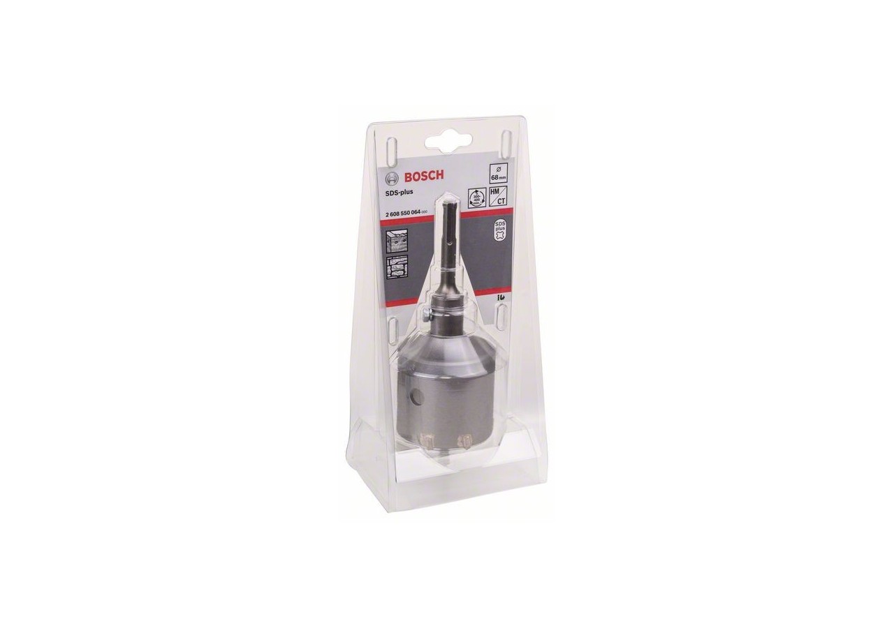 Couronne trepans sds plus 9 corecutter PRO D68mm avec porte outil - 2608550064 - Bosch