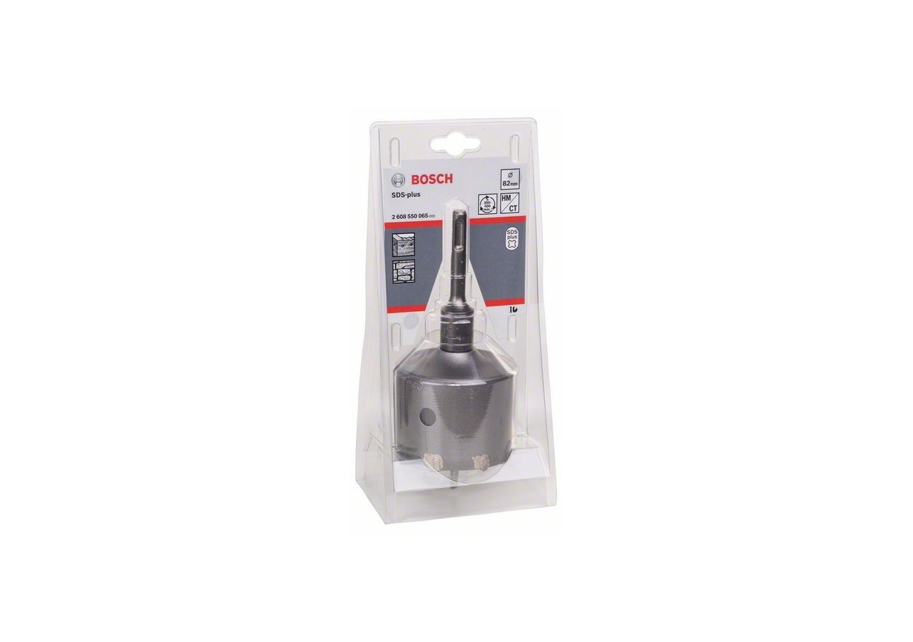 Couronne trepans sds plus 9 corecutter PRO D82mm avec porte outil - 2608550065 - Bosch