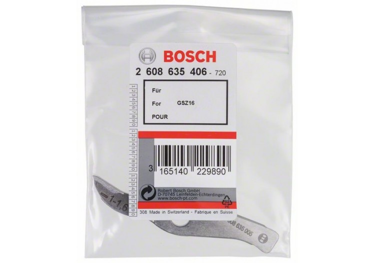 Couteau pour coupe droite  Couteau pour coupe droite jusqu’à 1,6 mm - 2608635406 - Bosch
