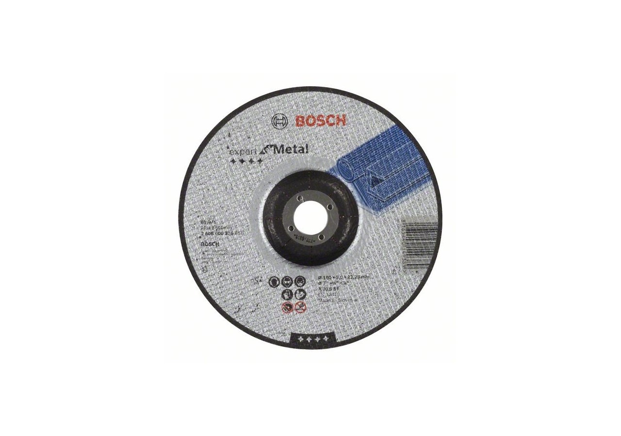 1 disque à tronçonner pour le Métal Expert for moyeu déporté 180x3mm - 2608600316 - Bosch