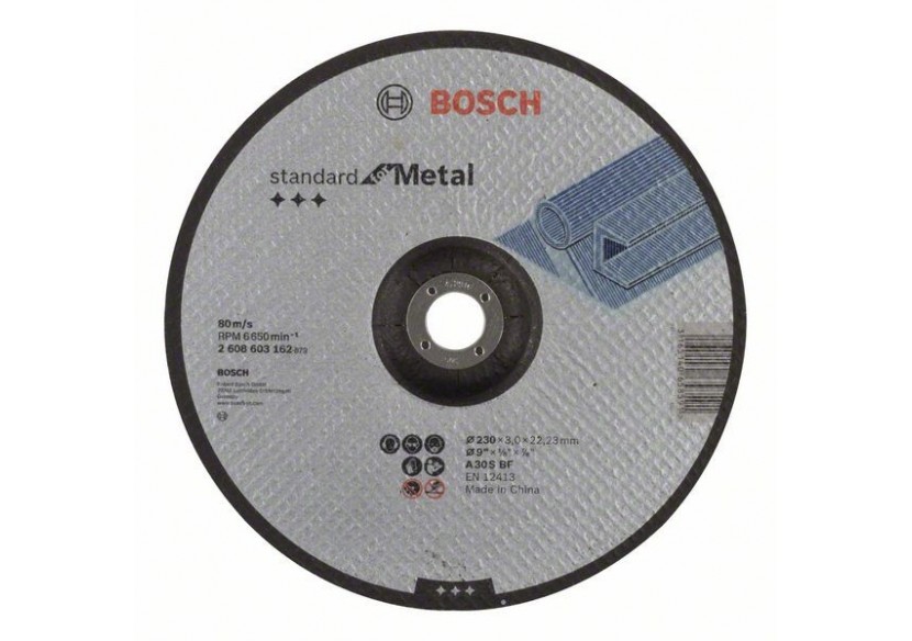 1 disque à tronçonner pour le Métal Standard for moyeu déporté 230x3mm - 2608603162 - Bosch