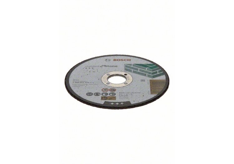1 disque à tronçonner pour la Pierre Standard for moyeu plat 125x3mm - 2608603178 - Bosch