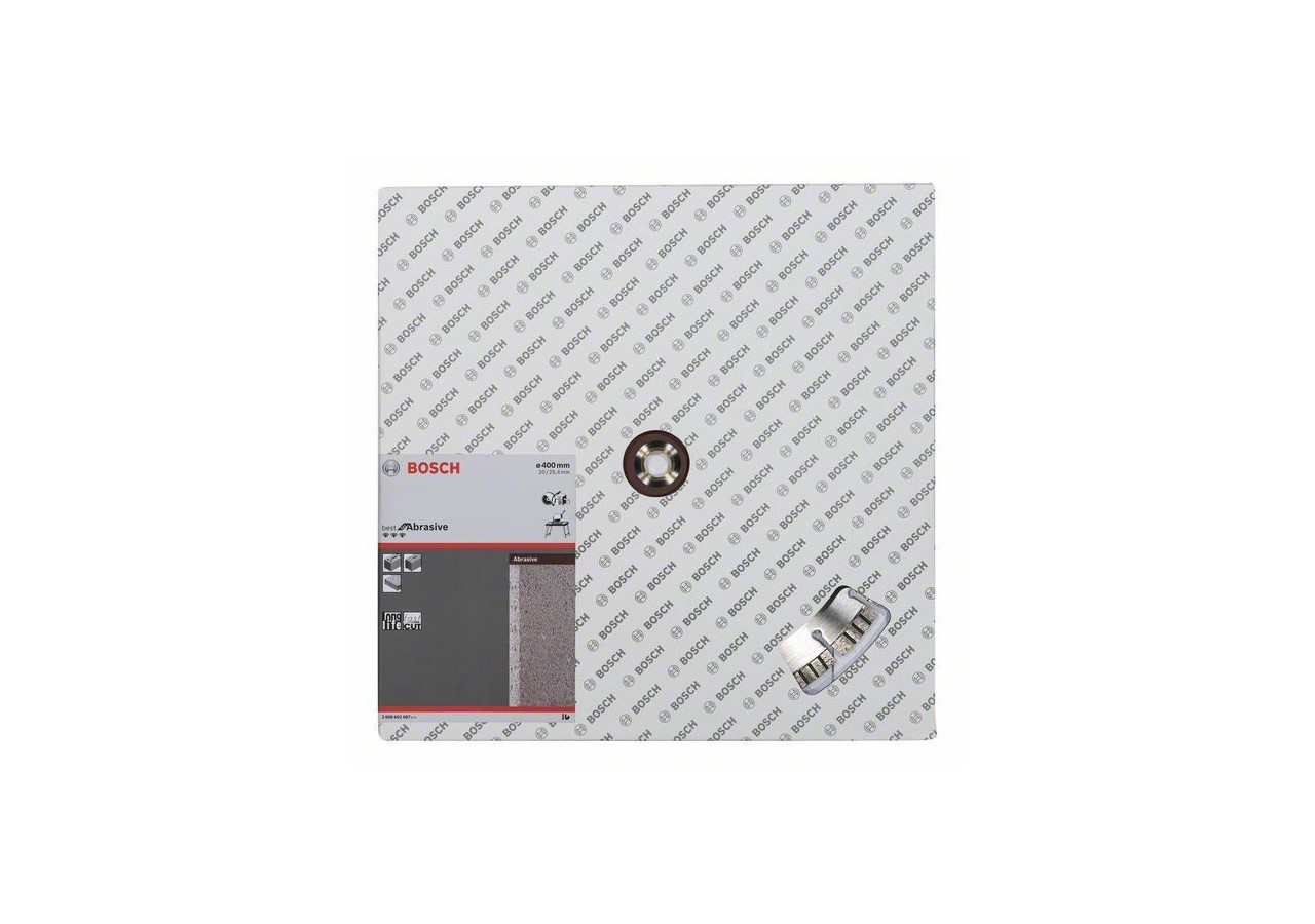 Disque à tronçonner diamanté Best for Abrasive 400 x 20,00+25,40 x 3,2 x 12 mm - 2608602687 - Bosch