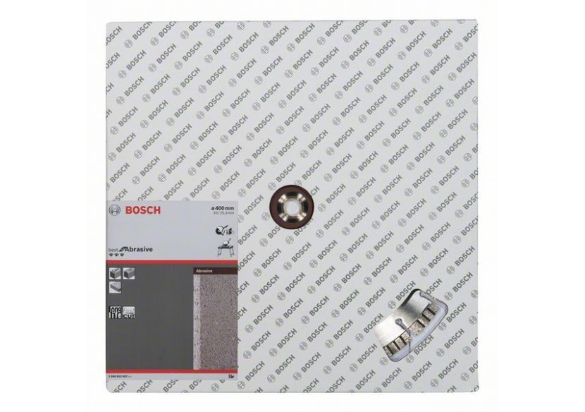 Disque à tronçonner diamanté Best for Abrasive 400 x 20,00+25,40 x 3,2 x 12 mm - 2608602687 - Bosch