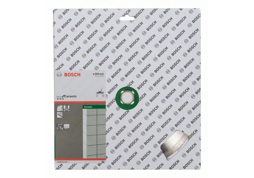 Disque à tronçonner diamanté Best for Ceramic 300 x 30/25,40 x 2,8 x 10 mm - 2608602639 - Bosch