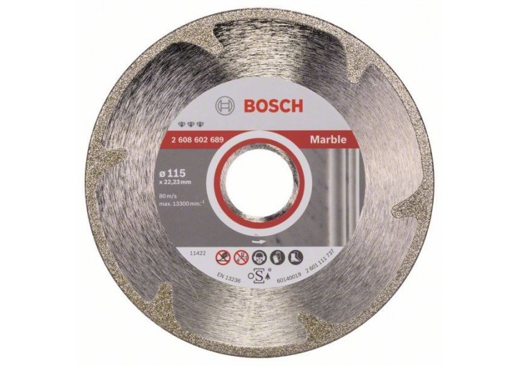Disque à tronçonner diamanté Best for Marble 115 x 22,23 x 2,2 x 3 mm - 2608602689 - Bosch