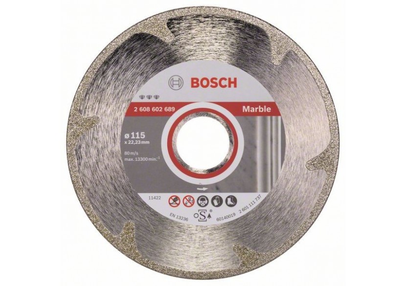 Disque à tronçonner diamanté Best for Marble 115 x 22,23 x 2,2 x 3 mm - 2608602689 - Bosch