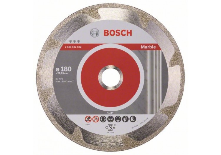 Disque à tronçonner diamanté Best for Marble 180 x 22,23 x 2,2 x 3 mm - 2608602692 - Bosch