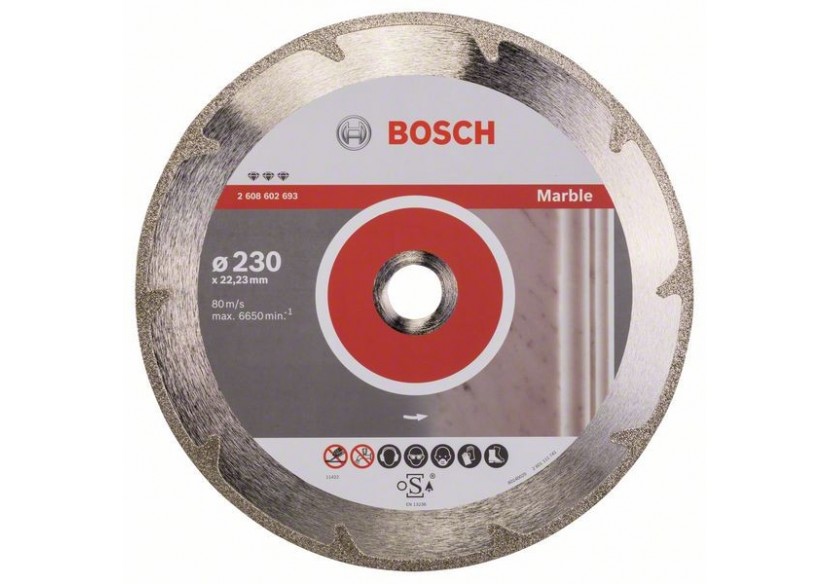 Disque à tronçonner diamanté Best for Marble 230 x 22,23 x 2,2 x 3 mm - 2608602693 - Bosch