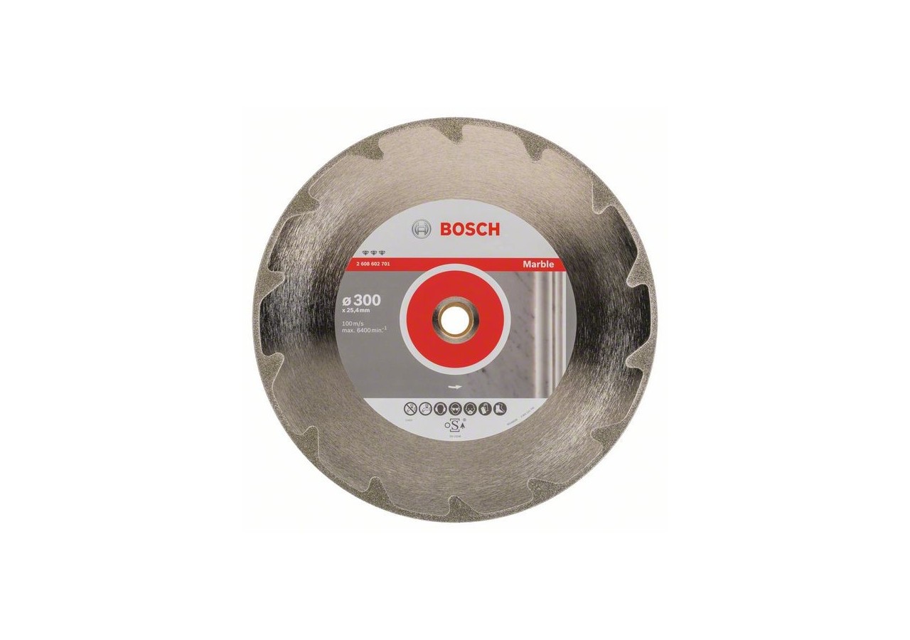 Disque à tronçonner diamanté Best for Marble 300 x 25,40 x 2,6 x 5 mm - 2608602701 - Bosch