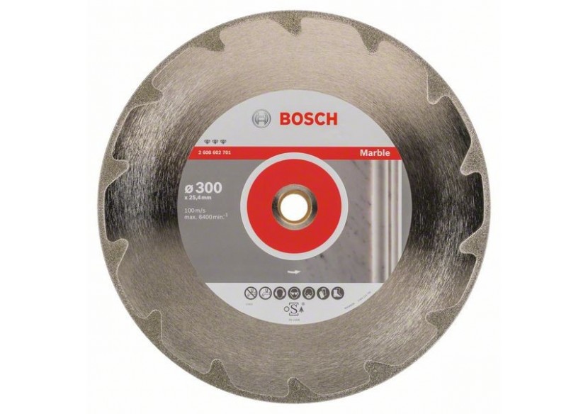 Disque à tronçonner diamanté Best for Marble 300 x 25,40 x 2,6 x 5 mm - 2608602701 - Bosch