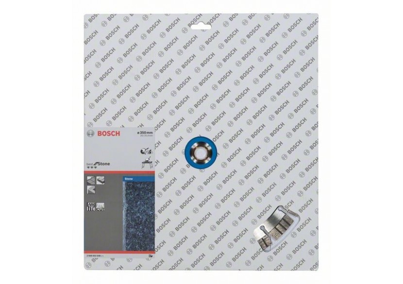 Disque à tronçonner diamanté Best for Stone 350 x 20,00+25,40 x 3,2 x 15 mm - 2608602648 - Bosch