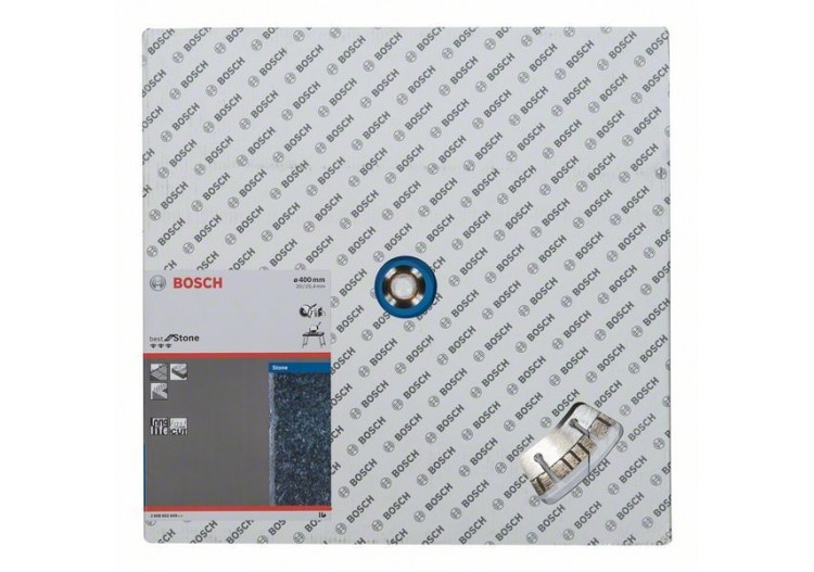 Disque à tronçonner diamanté Best for Stone 400 x 20,00+25,40 x 3,2 x 12 mm - 2608602649 - Bosch