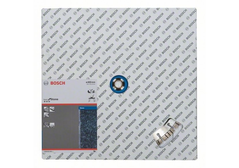 Disque à tronçonner diamanté Best for Stone 400 x 20,00+25,40 x 3,2 x 12 mm - 2608602649 - Bosch