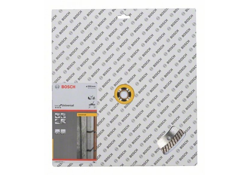 Disque à tronçonner diamanté Best for Universal Turbo 350 x 20,00+25,40 x 3,2 x 12 mm - 2608602678 - Bosch
