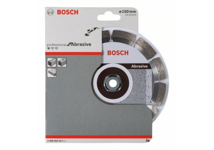 Disque à tronçonner diamanté Standard for Abrasive 150 x 22,23 x 2 x 10 mm - 2608602617 - Bosch