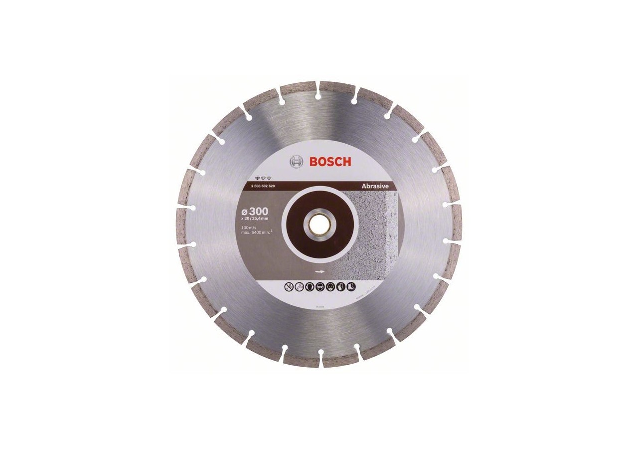 Disque à tronçonner diamanté Standard for Abrasive 300 x 20/25,40 x 2,8 x 10 mm - 2608602620 - Bosch