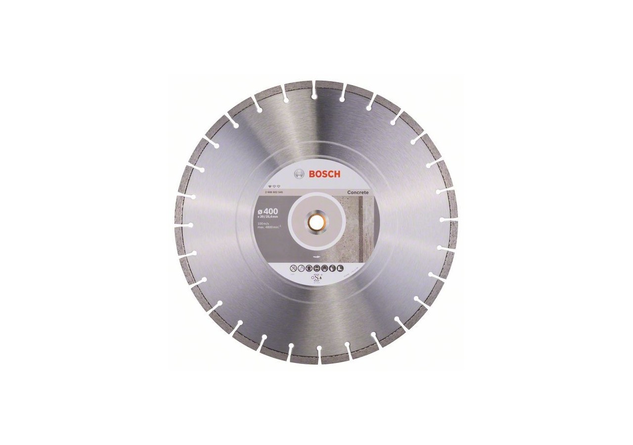 Disque à tronçonner diamanté Standard for Concrete 400 x 20/25,40 x 3,2 x 10 mm - 2608602545 - Bosch