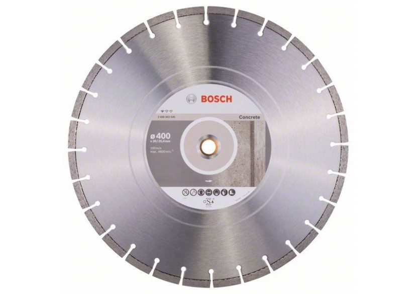 Disque à tronçonner diamanté Standard for Concrete 400 x 20/25,40 x 3,2 x 10 mm - 2608602545 - Bosch