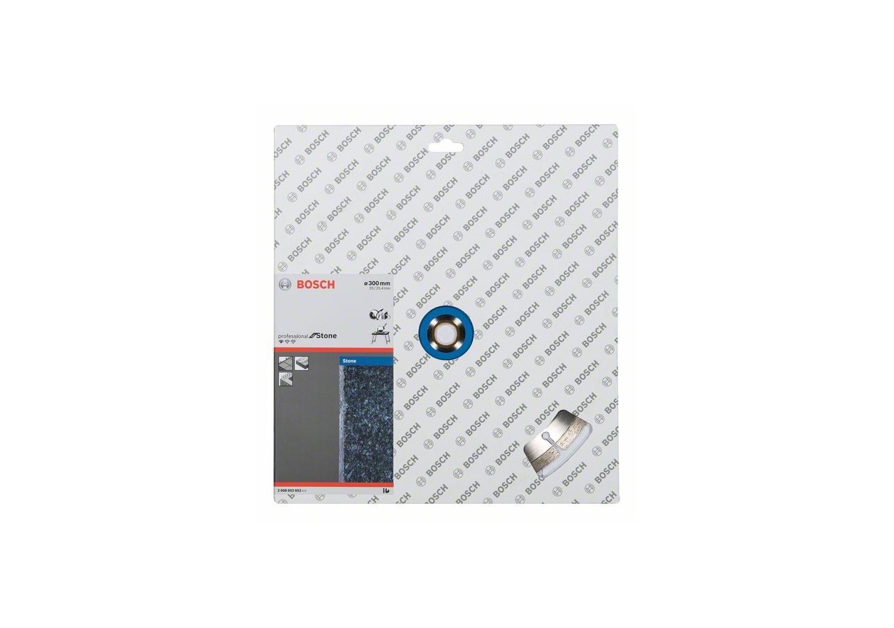 Disque à tronçonner diamanté Standard for Stone 300 x 20/25,40 x 3,1 x 10 mm - 2608602602 - Bosch