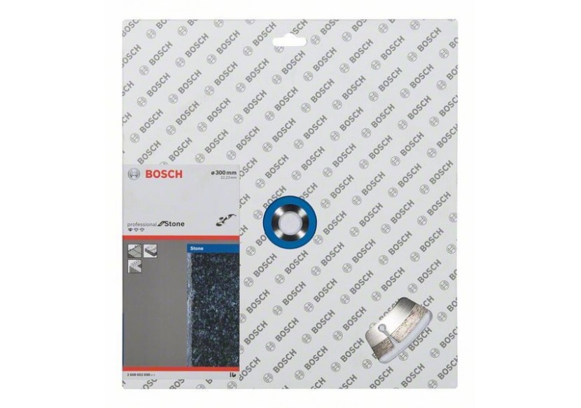 Disque à tronçonner diamanté Standard for Stone 300 x 22,23 x 3,1 x 10 mm Pack de 1 - 2608602698 - Bosch