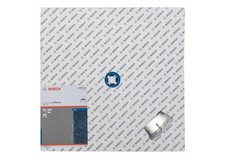 Disque à tronçonner diamanté Standard for Stone 450 x 25,40 x 3,6 x 10 mm - 2608602605 - Bosch
