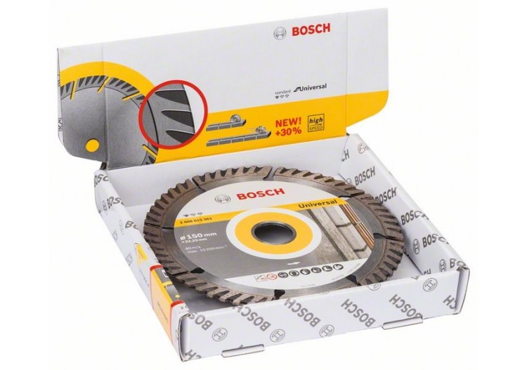 10 Disques Diamant Universal PRO 150x22.23x10mm - 2608615062 - Bosch