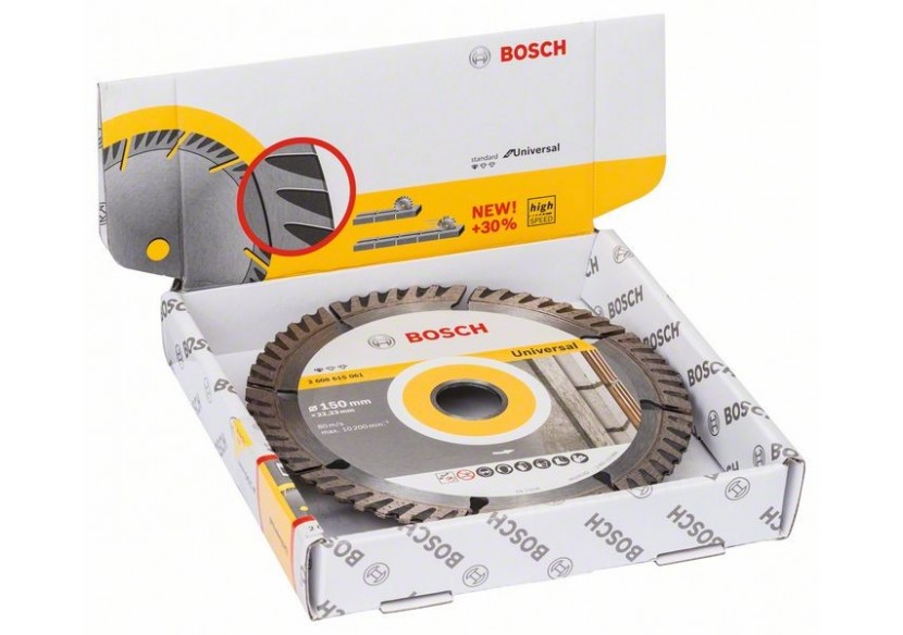 10 Disques Diamant Universal PRO 150x22.23x10mm - 2608615062 - Bosch