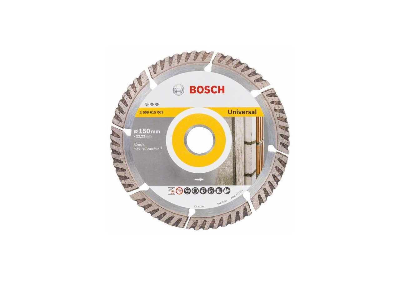 Disque Diamant Universal PRO 150x22.23x10mm - 2608615061 - Bosch