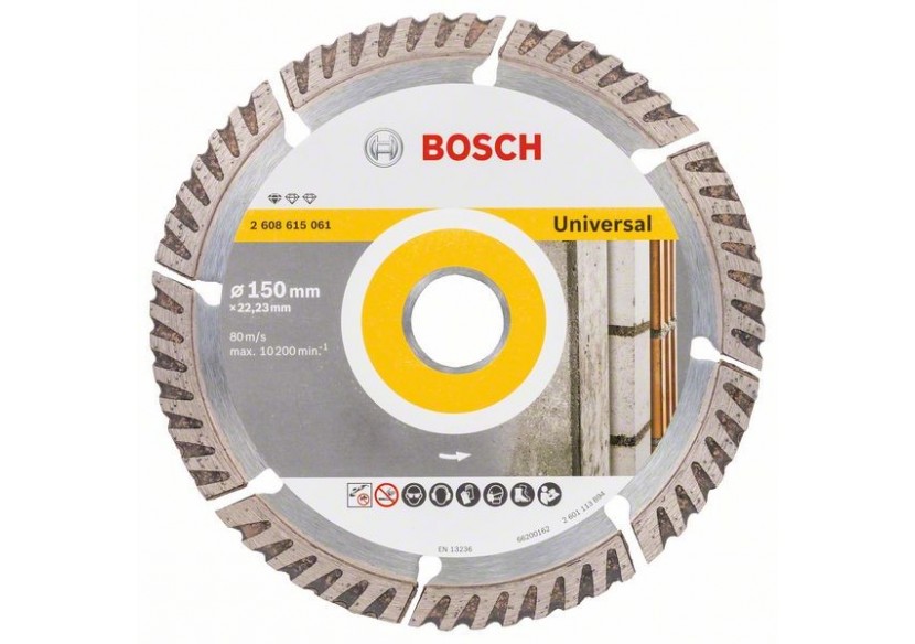 Disque Diamant Universal PRO 150x22.23x10mm - 2608615061 - Bosch