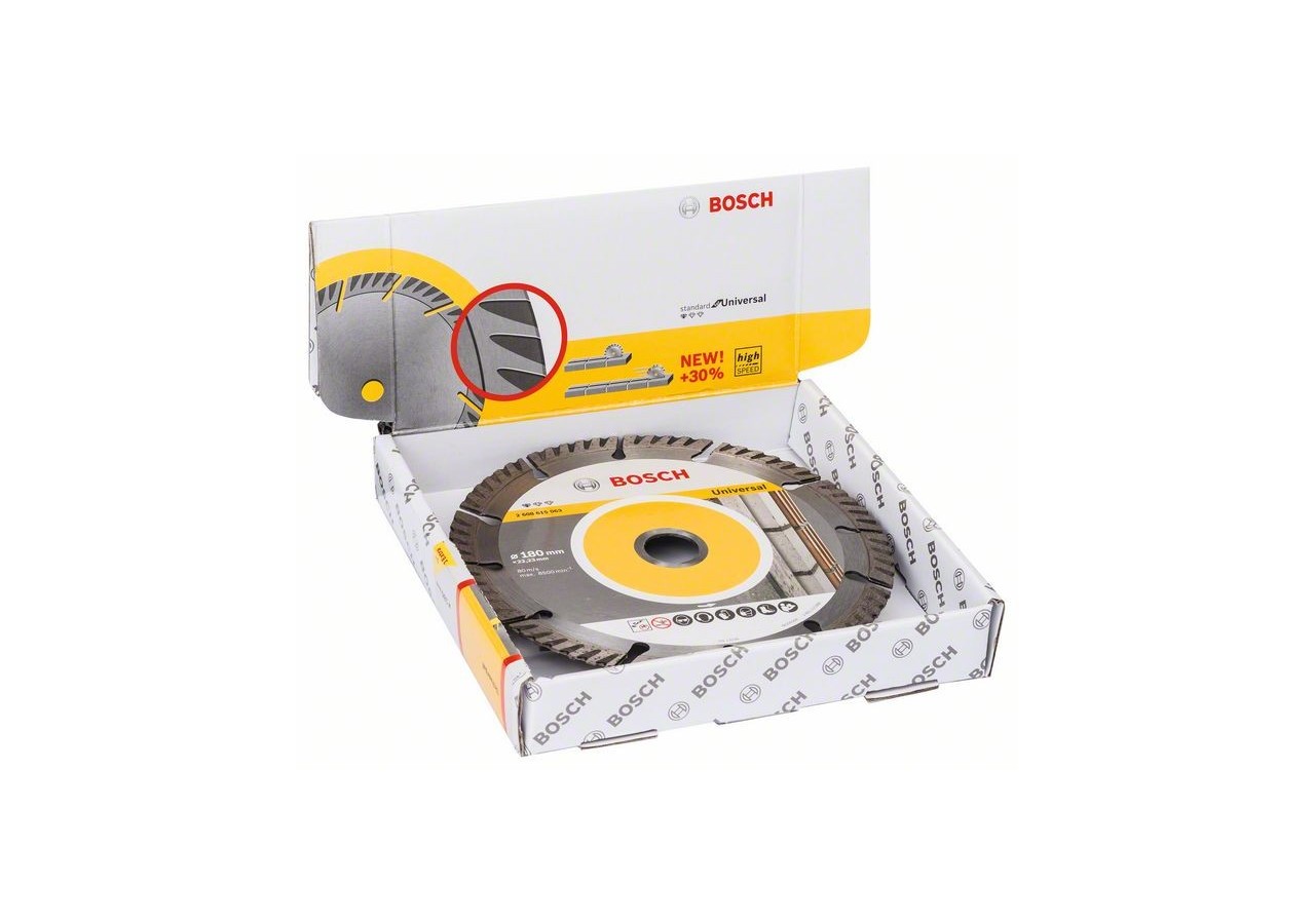 10 Disques Diamant Universal PRO 180x22.23x10mm - 2608615064 - Bosch