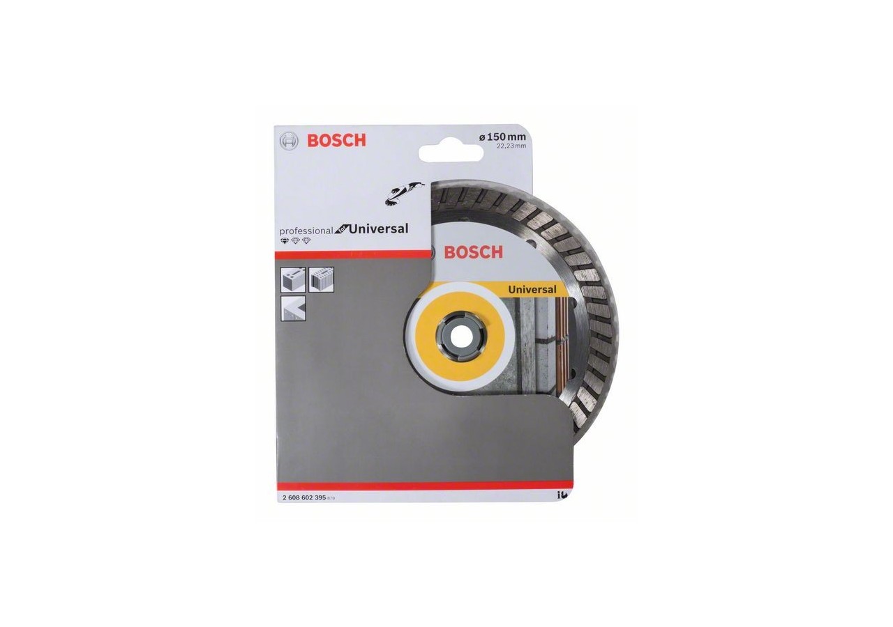 Disque Diamant Universal turbo PRO 150x22.23x10mm - 2608602395 - Bosch