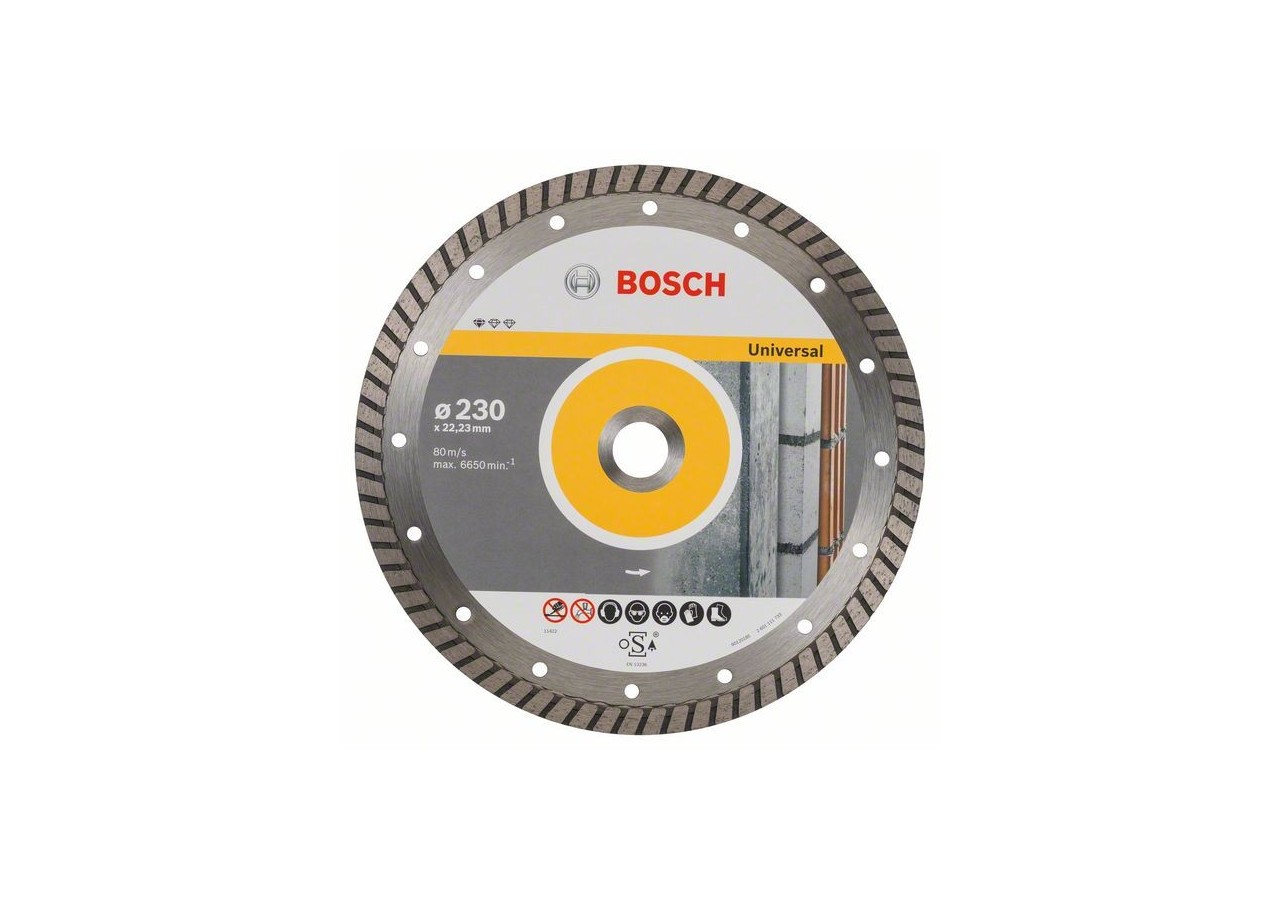 10 Disques Diamant Universal turbo PRO 230x22.23x10mm - 2608603252 - Bosch