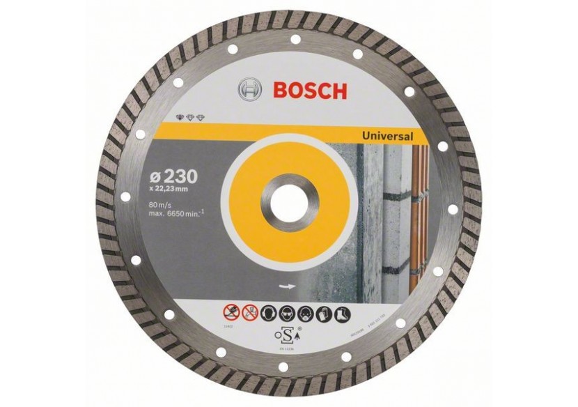 10 Disques Diamant Universal turbo PRO 230x22.23x10mm - 2608603252 - Bosch