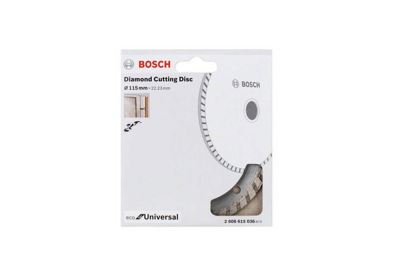 Disque Diama Uni Turbo BOSCH 115X22,23X7 - 2608615036 - Bosch