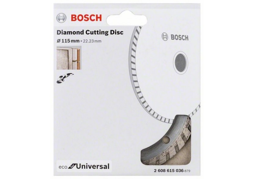 Disque Diama Uni Turbo BOSCH 115X22,23X7 - 2608615036 - Bosch