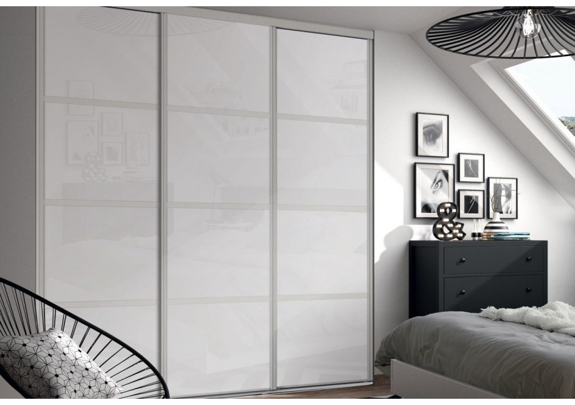 Façade de placard coulissante 3 portes Yam - Kazed : Confort'Mat