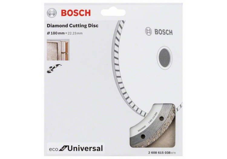 Disque Diama Uni Turbo BOSCH 180X22,23X7 - 2608615038 - Bosch 2