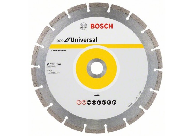 Disque Diama Universal BOSCH 230X22,23X7 - 2608615031 - Bosch