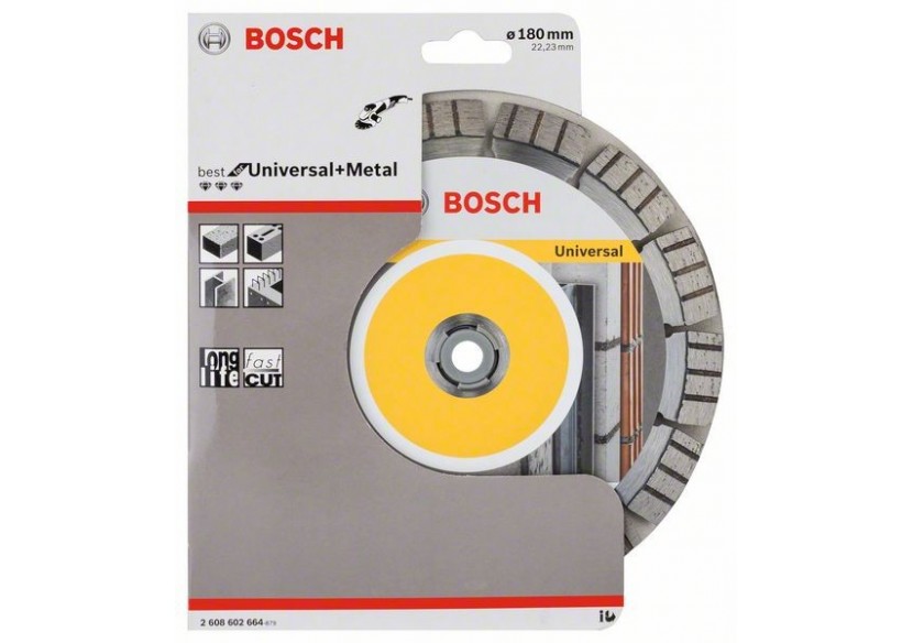 Disques à tronçonner diamantés Best for Universal and Metal - 2608602664 - Bosch Disques à tronçonner diamantés Best for Universal and Metal - 2608602664 - Bosch