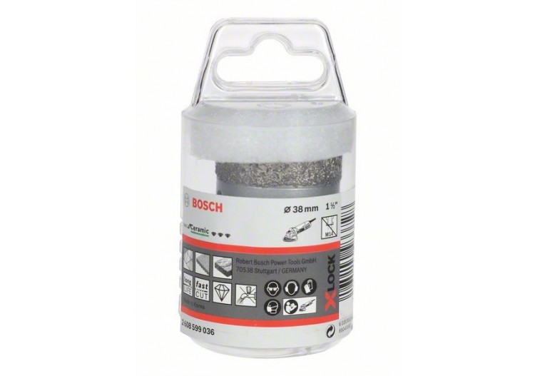 Disques à tronçonner diamantés X-LOCK Best for Ceramic Dry Speed 38x35 38 x 35 mm - 2608599036 - Bosch