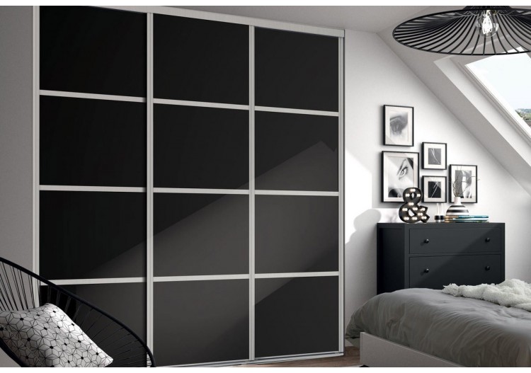 Façade de placard coulissante 3 portes Yam - Kazed : Confort'Mat