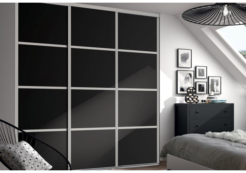 Façade de placard coulissante 3 portes Yam - Kazed : Confort'Mat