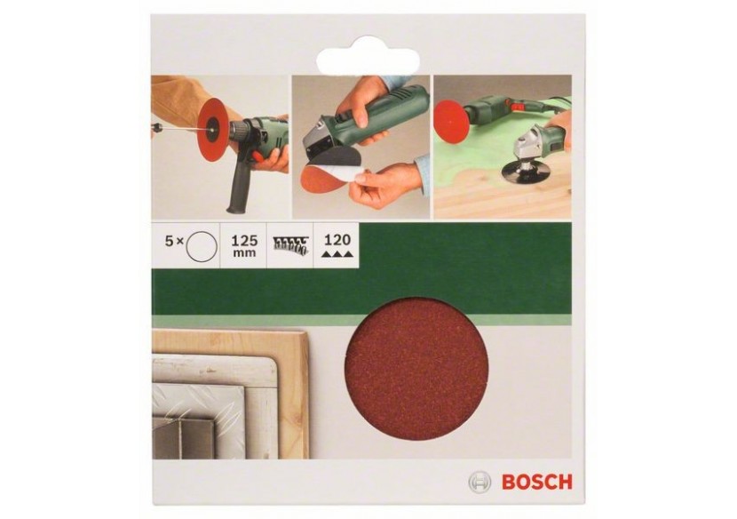 ABR.MEULEUSE & PERCEUSE auto-agrippant 125/G120 - 2609256B45 - Bosch ABR.MEULEUSE & PERCEUSE auto-agrippant 125/G120 - 2609256B45 - Bosch