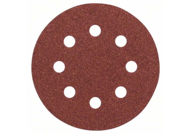 Disques abrasifs pour ponceuse excentrique, set de 5 pièces G : 120 - 2609256A18 - Bosch