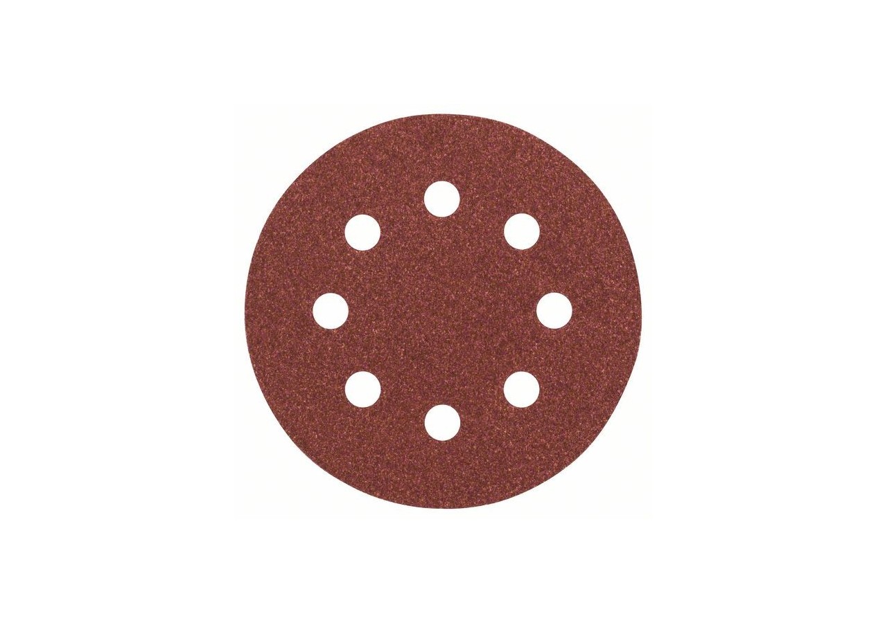 Disques abrasifs pour ponceuse excentrique, set de 5 pièces G : 120 - 2609256A18 - Bosch