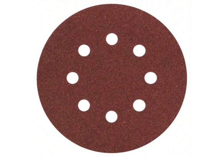 Disques abrasifs pour ponceuse excentrique, set de 5 pièces G : 120 - 2609256A25 - Bosch