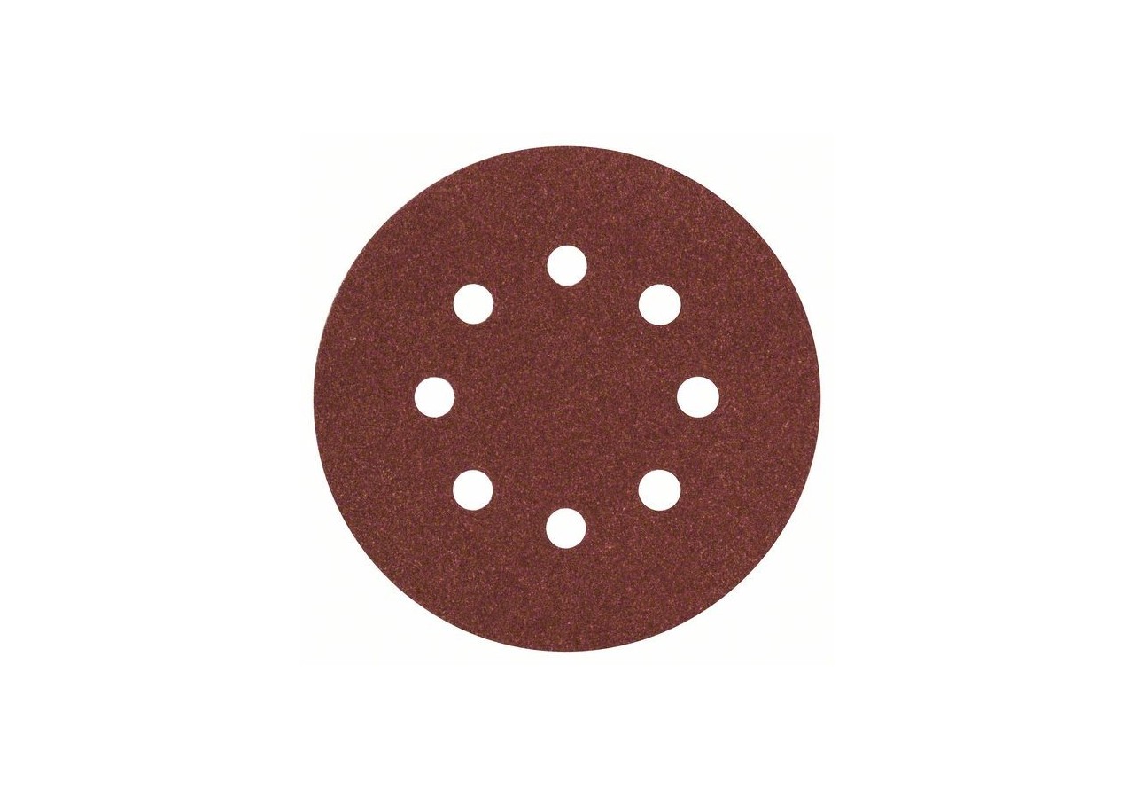 Disques abrasifs pour ponceuse excentrique, set de 5 pièces G : 120 - 2609256A25 - Bosch