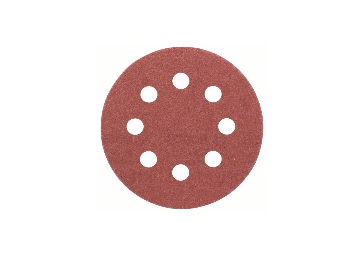 Disques abrasifs pour ponceuse excentrique, set de 5 pièces G : 180 - 2609256A19 - Bosch